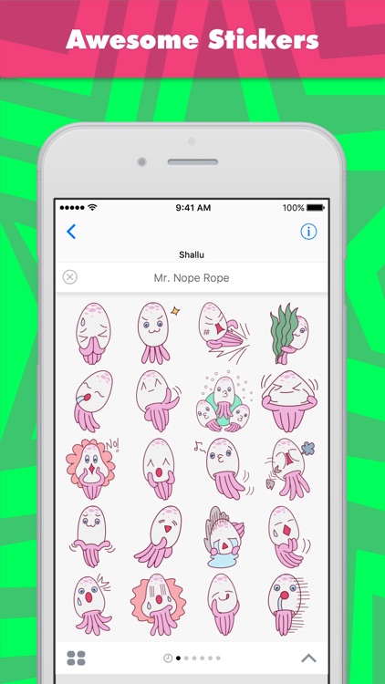 Mr. Nope Rope stickers
