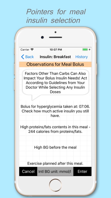 DiaBeatMove-Meal, CGM, Insulin screenshot-4