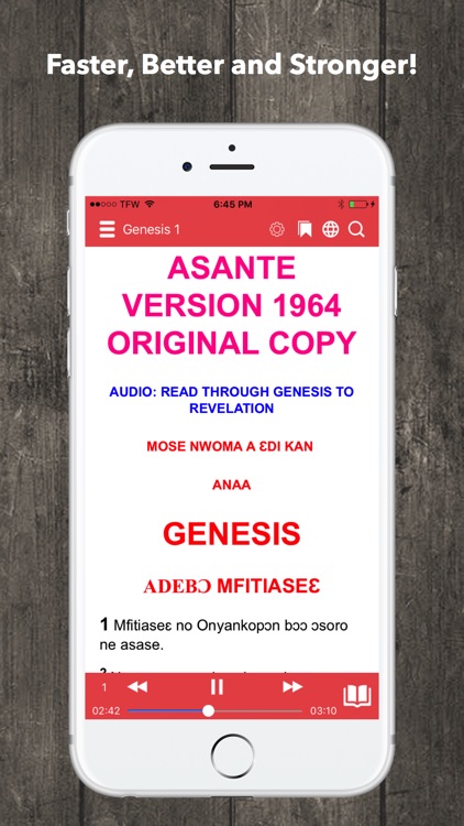 Twi Bible Complete Audio Akan