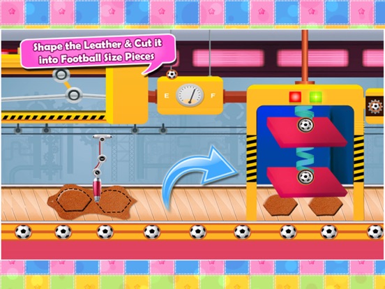 Soccer Factory Game iPad screenshot