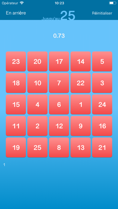 Screenshot #1 pour Jusqu'au25 -Compter jusqu'à 25
