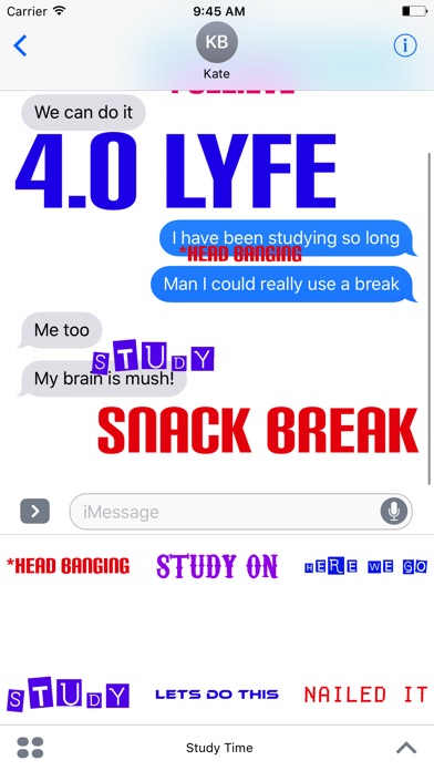 Study Time Sticker Pack screenshot 2