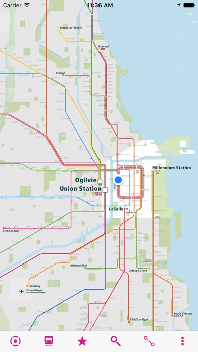 Screenshot #2 pour Chicago Rail Map Lite
