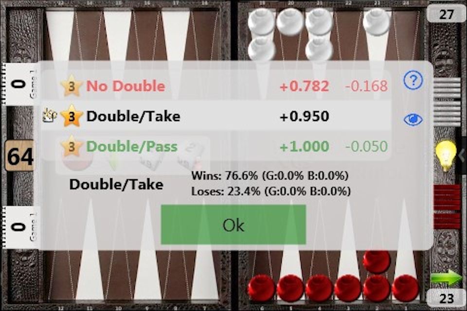 XG Mobile Backgammon screenshot 2