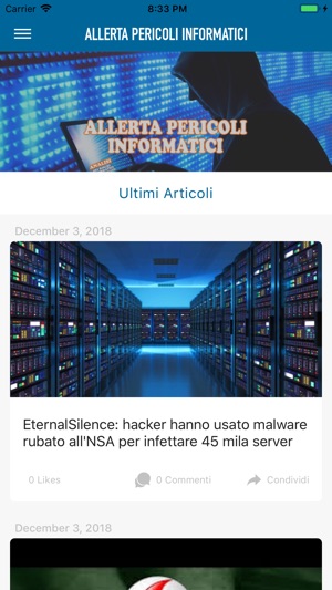 Allerta Pericoli Informatici(圖1)-速報App