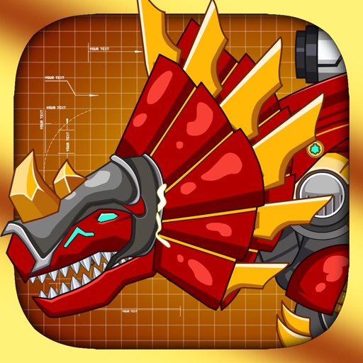 Steel Dino Toy : Triceratops iOS App