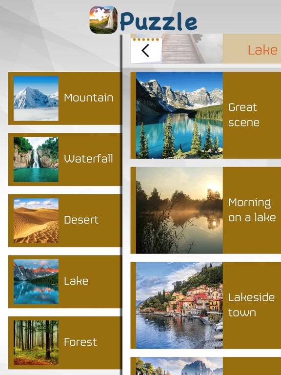 Screenshot #6 pour Puzzles Paysage au Monde