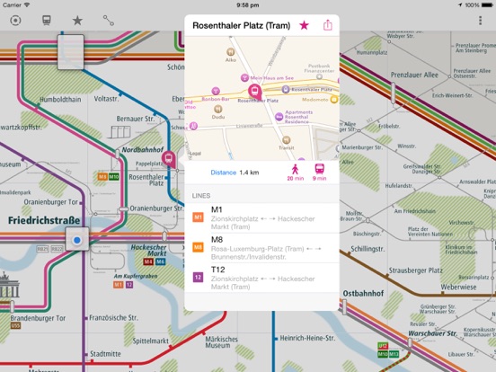 Screenshot #5 pour Berlin Rail Map Lite
