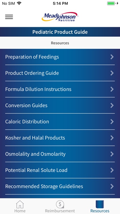 MJN Pediatric Product Guide
