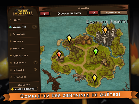 Screenshot #5 pour Tap the Monster - RPG clicker