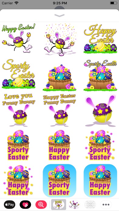 Easter Tennis Stickers screenshot 2