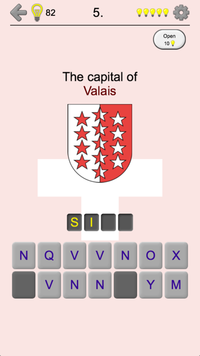 Screenshot 2 of Cantons of Switzerland Quiz App