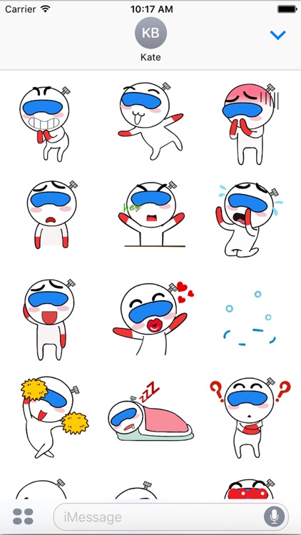 Eve - Cute Robot Emoji GIF