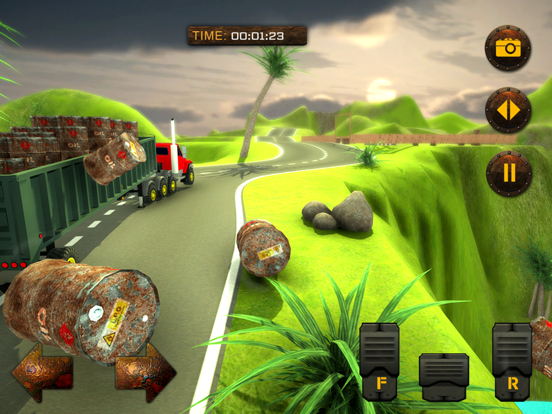 Cargo Truck Drive Simulator iPad screenshot
