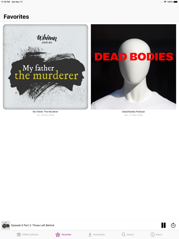 CRIMU podcast iPad screenshot 4 - Lifestyle app