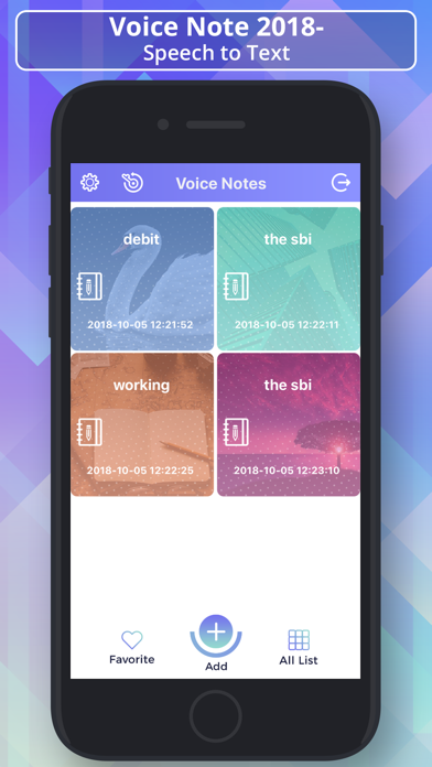 Voice Notes - Secure Notes Screenshot