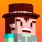 You are playing the pixel Indiana Jones, running from a giant ball
