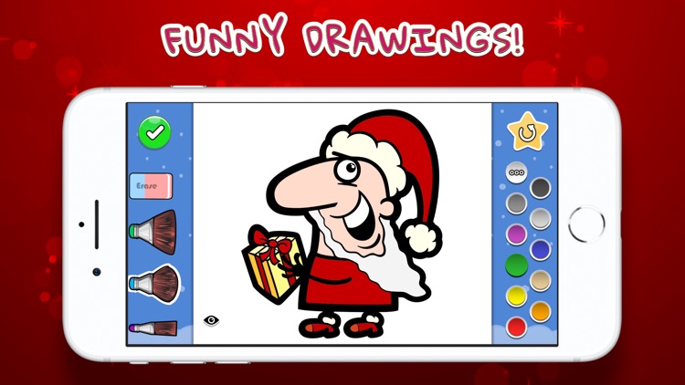 Coloring Your Santa screenshot-3