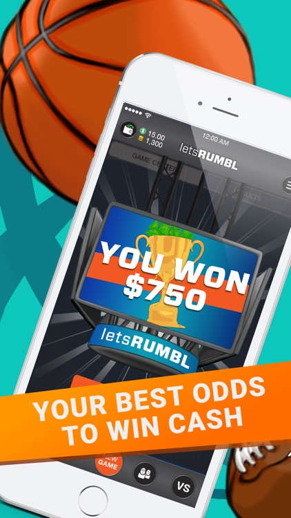 letsRUMBL: Daily Fantasy Sports for Cash screenshot-0