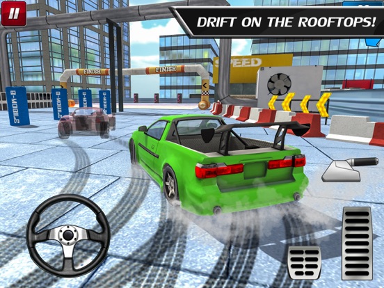 Car Drift Duels: Roof Racing iPad app afbeelding 2