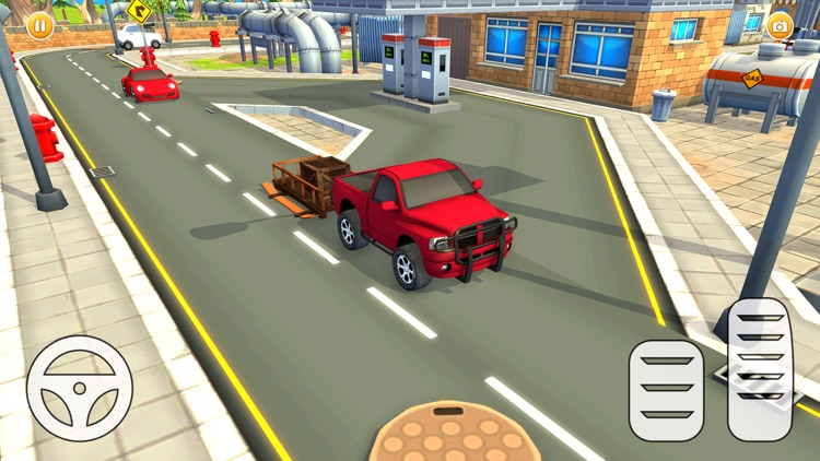 Mini City Pizza Delivery Car