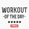 WOD: daily training + workout