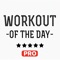 WOD "Workout of the day" - your best helper in daily interval trainings