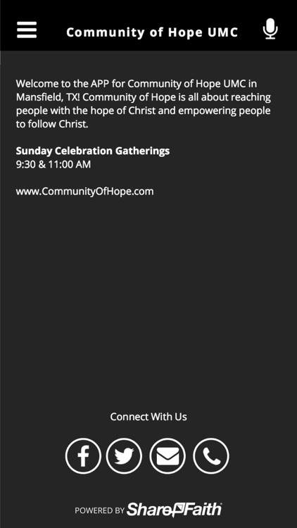 Community of Hope UMC screenshot-3