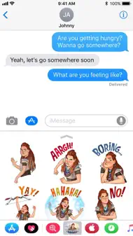 Horizon Stickers iphone bilder 0