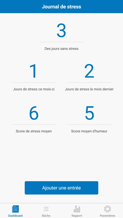 Screenshot #1 pour Journal de stress