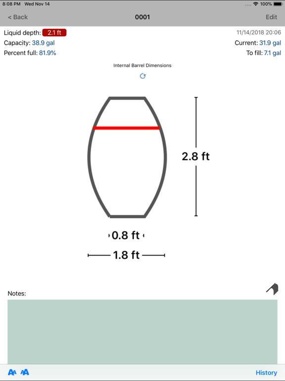 Screenshot #5 pour BarrelCalc