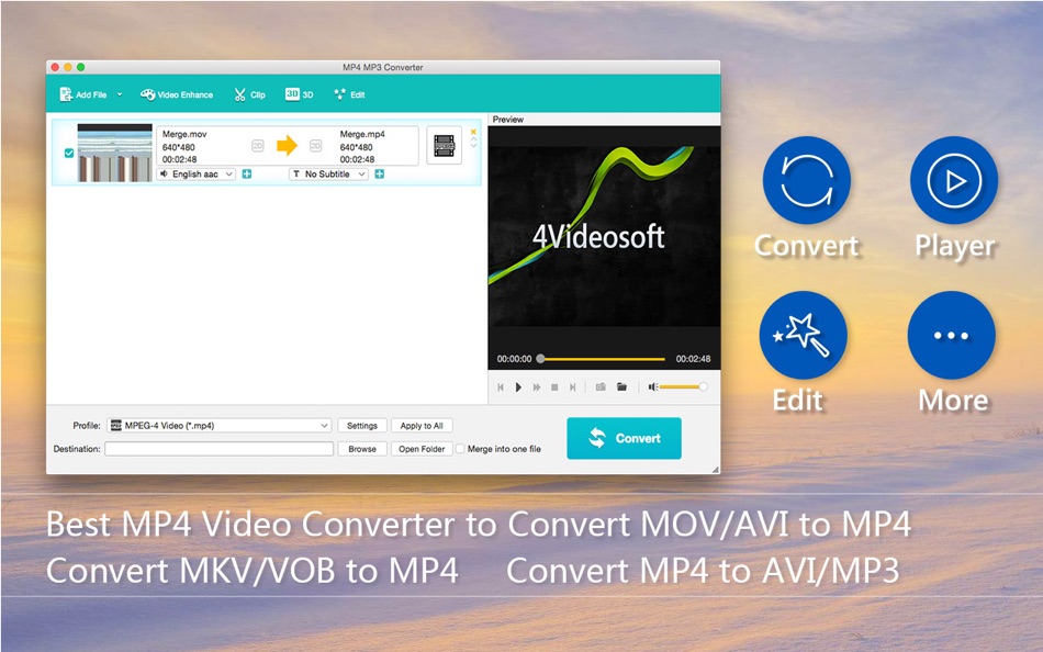 4Video MP4 MP3 Converter - 5.2.15 - (macOS)