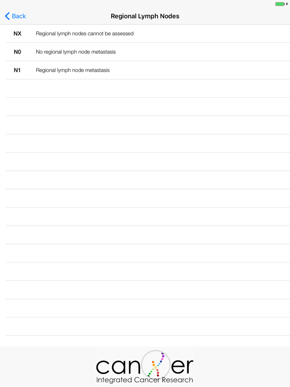 Screenshot #4 for Liver Cancer TNM Staging Tool