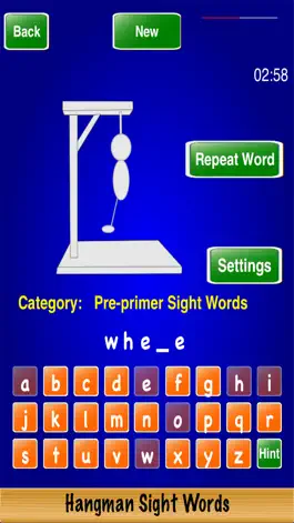 Game screenshot Hangman Sight Words apk