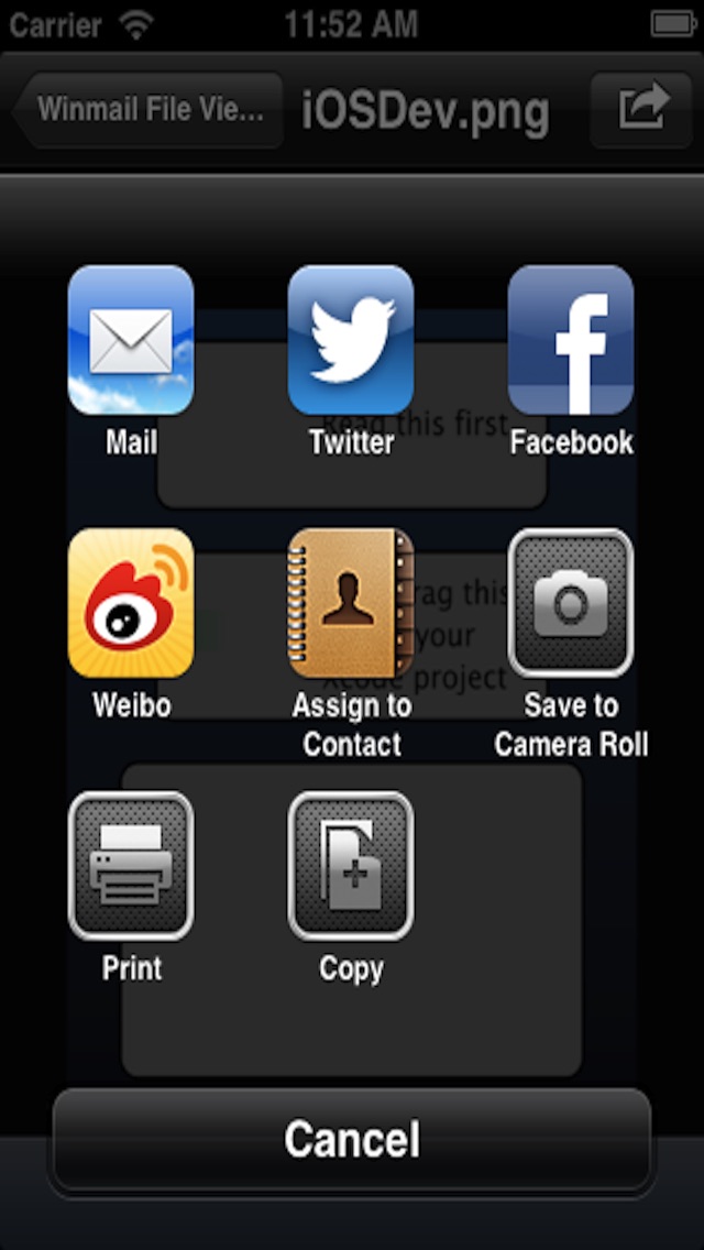 Winmail Viewer for iP... screenshot1