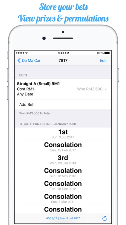 Da Ma Cai Results screenshot-3