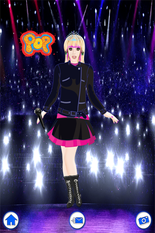 Celebrity Pop Star Salon Fashion Dress Up screenshot 3