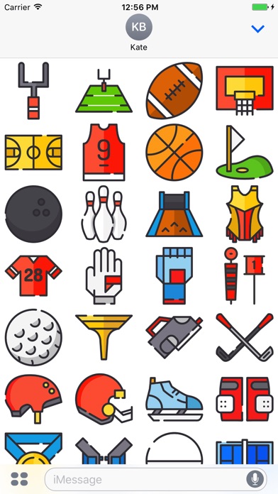 SportsEmoji Stickers screenshot 2