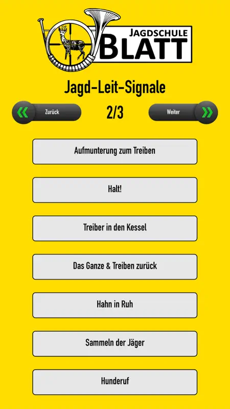 Jagdsignale screenshot 2 of 4