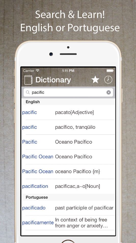 Portuguese English Dictionary. - 5.1.0 - (iOS)