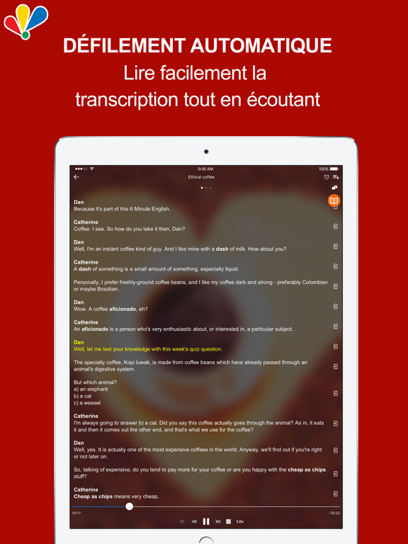 Screenshot #6 pour Apprendre l'anglais Listening