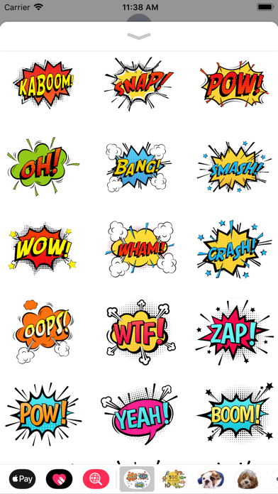 Comic Speech Bubble Stickers screenshot 2