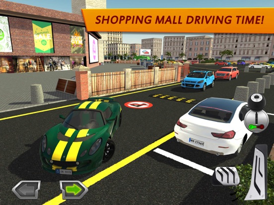 Shopping Mall Car Driving iPad app afbeelding 1