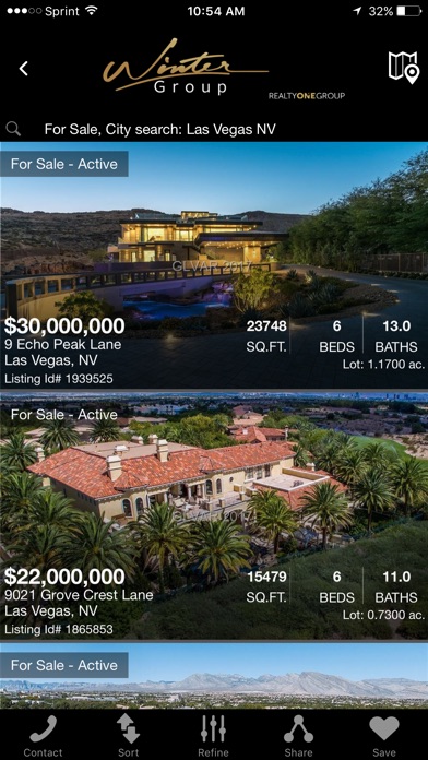 Winter Group Vegas Homes screenshot 2