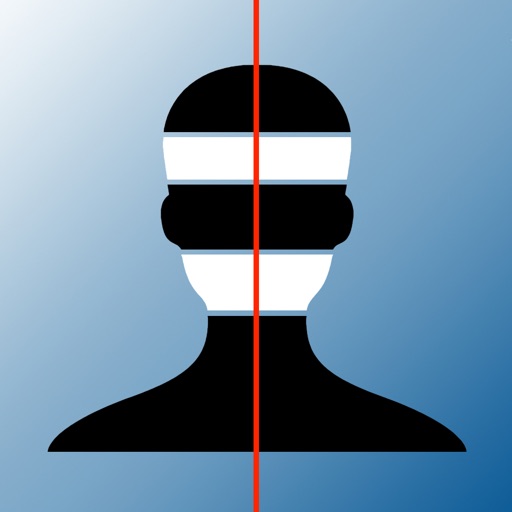 Face comparison slider Icon