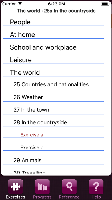 Vocabulary in Use Elementary Screenshot 2