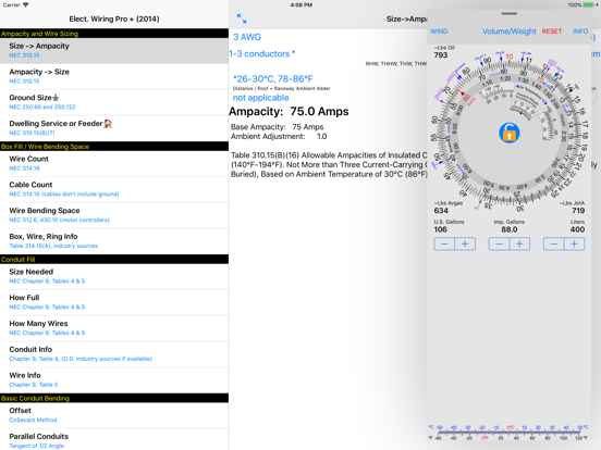 Sparkys E6B iPad screenshot