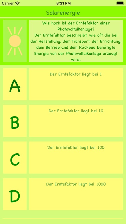 Energiewende Quiz