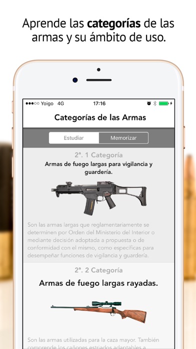 Licencia de Armas España Screenshot