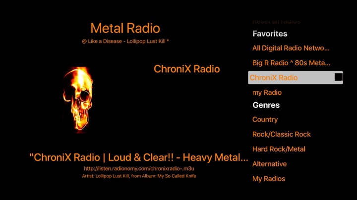 Screenshot #2 pour Metal Radio TV